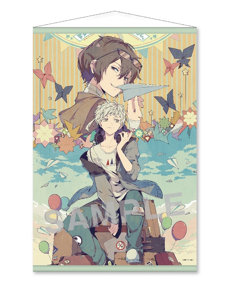 文豪ストレイドッグス」春河35イラストタペストリー ＜紙飛行機