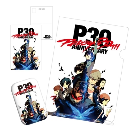 P30th KV クリアファイル＆ポストカードセット＆缶バッジセット