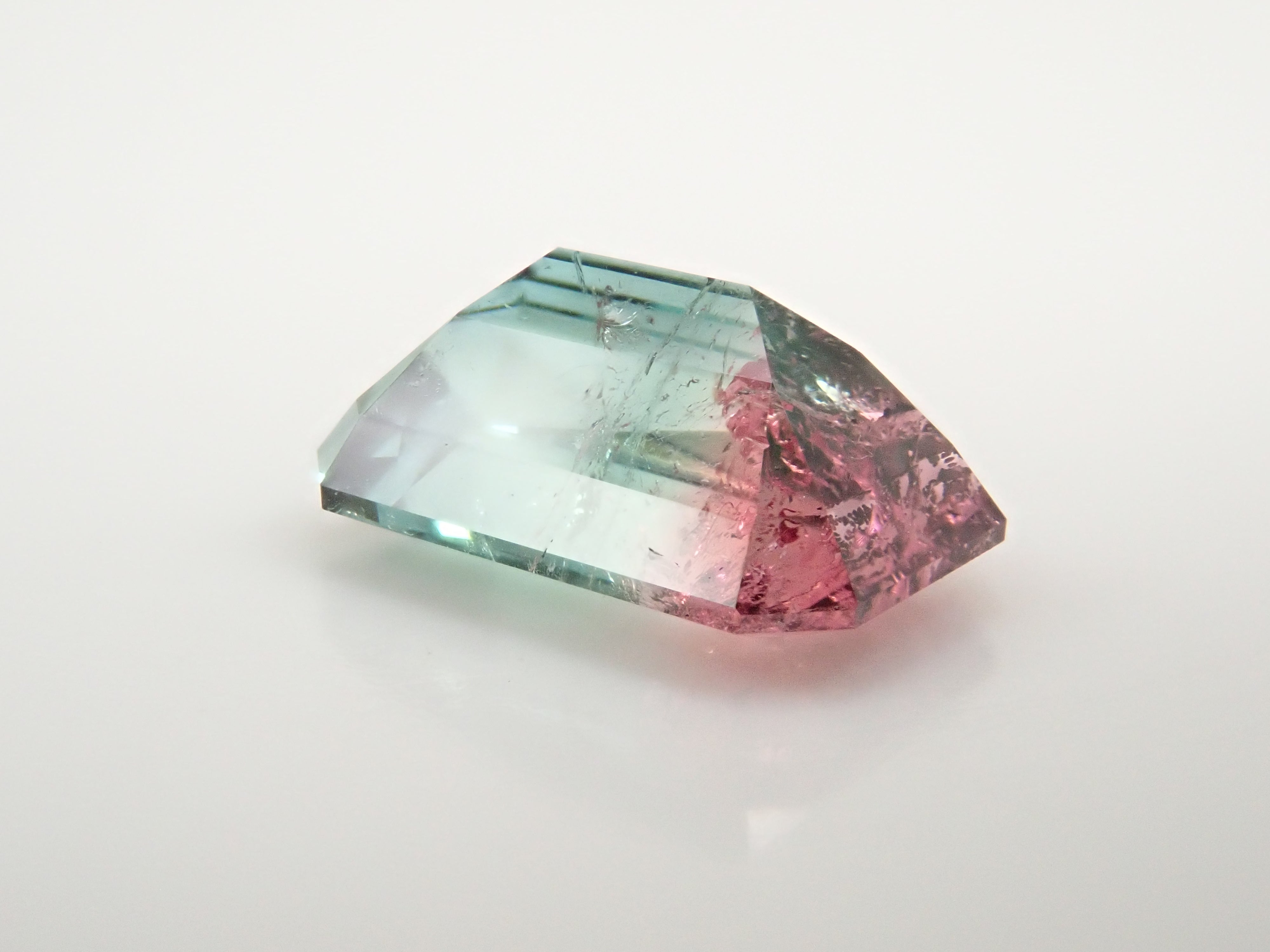 ブラジル産バイカラートルマリン 1.016ctルース