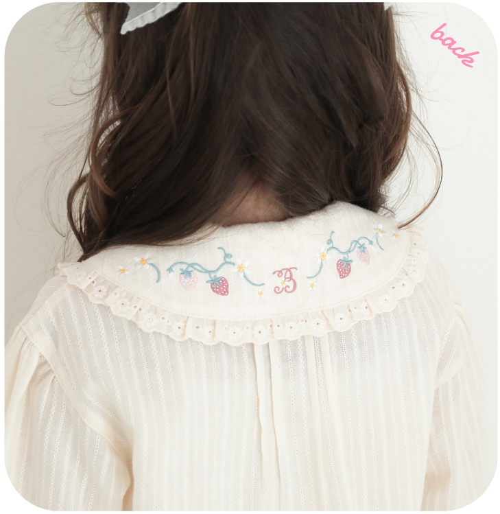 春気分があがるいちご刺繍ブラウス – KIMURATAN online shop