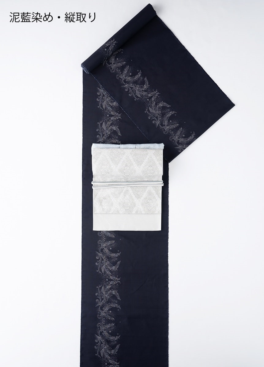 大島紬 泥染め 車輪梅（お取り寄せ品） | カジュアル着物 | やまと