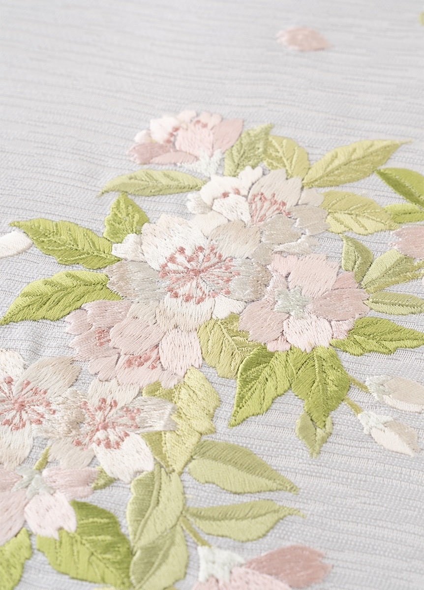 西陣刺繍九寸名古屋帯 舞桜（ご予約受注品） | 帯 | やまとオンライン