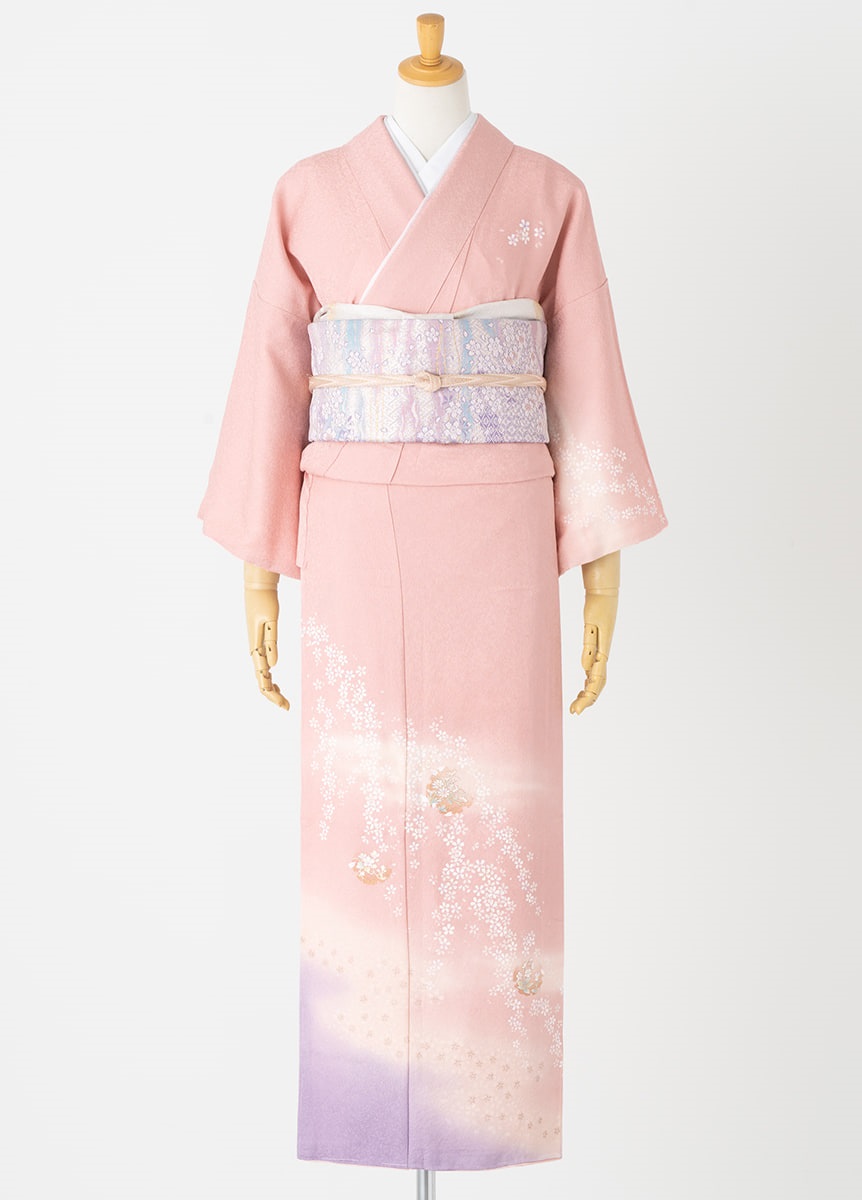 やまとオリジナル訪問着レンタル 花日和 ピンク M | 訪問着レンタル