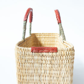 warang wayan ストローかごバッグ 浅型 赤 ｜くらすこと公式オンライン