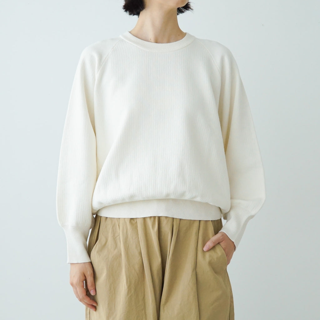 くらすことの日常生活着」ニットみたいなカシミヤ混スウェット