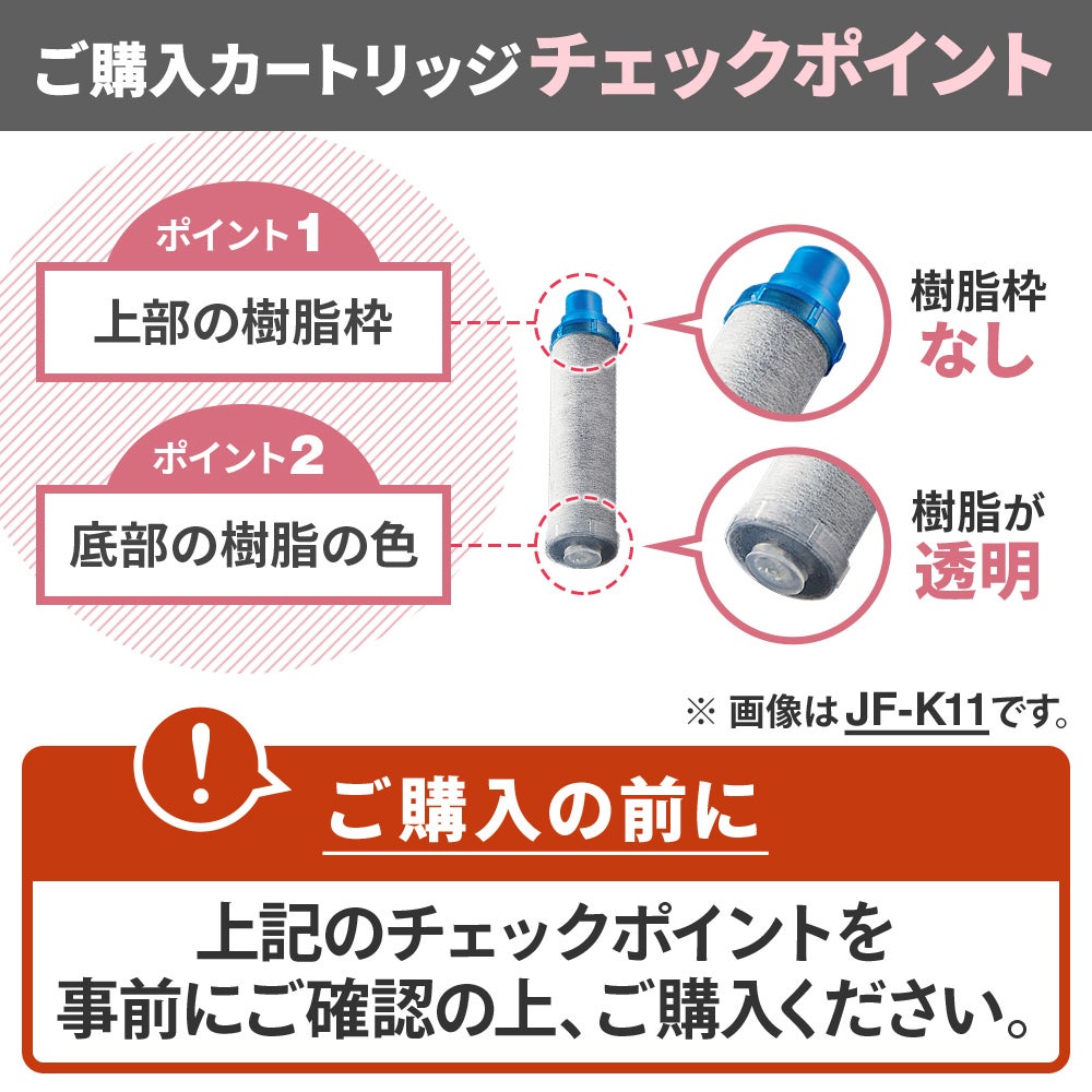LIXIL・INAX 交換用浄水カートリッジ／長寿命・ハイグレードタイプ [JF