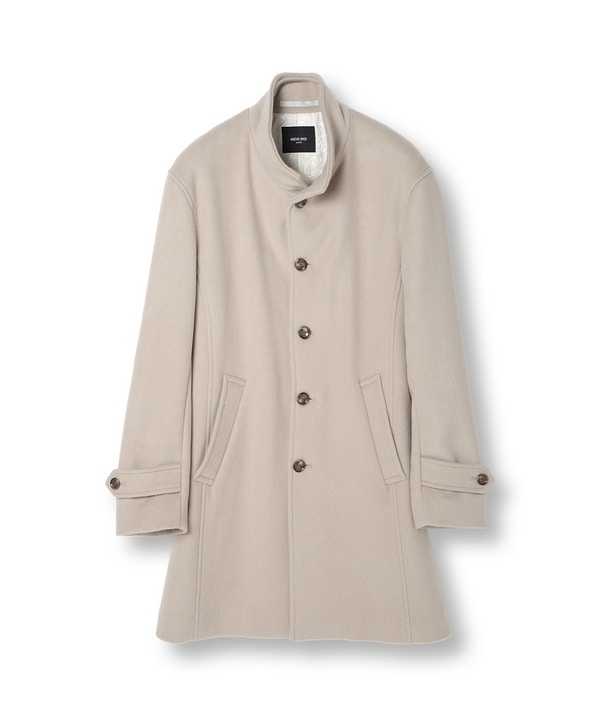 スーパー140ウールビーバーヘリンボーンコート｜メンズファッション