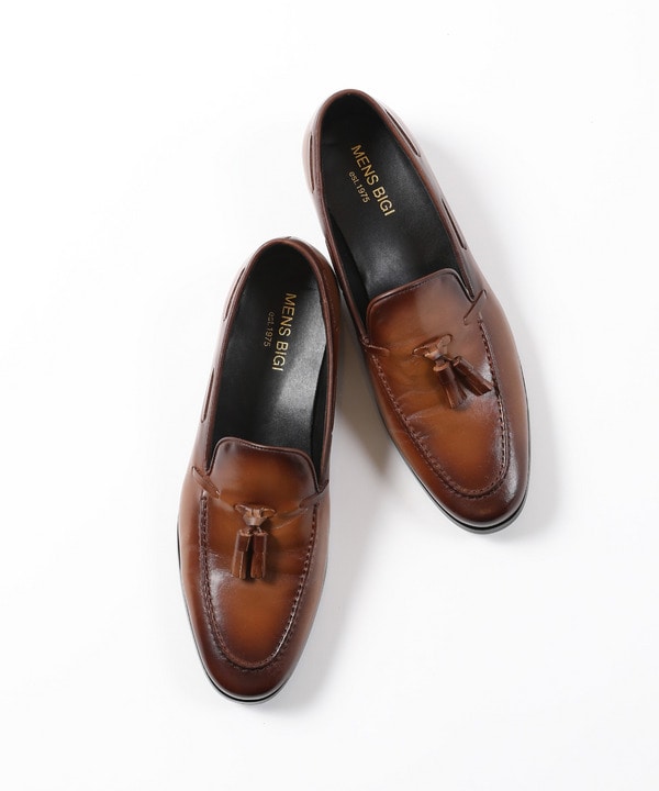リアルレザータッセルローファー｜メンズファッション通販 MEN'S BIGI