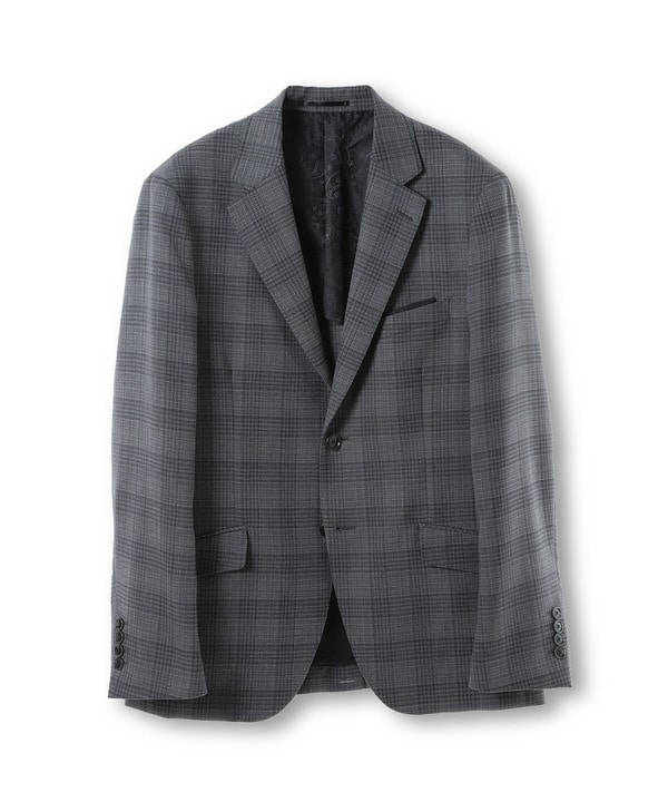 ミックスヤーンブッチャーチェックジャケット｜メンズファッション通販