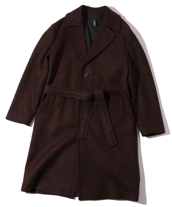 hevo別注】ウールネップツイードチェスターフィールドコート｜メンズ