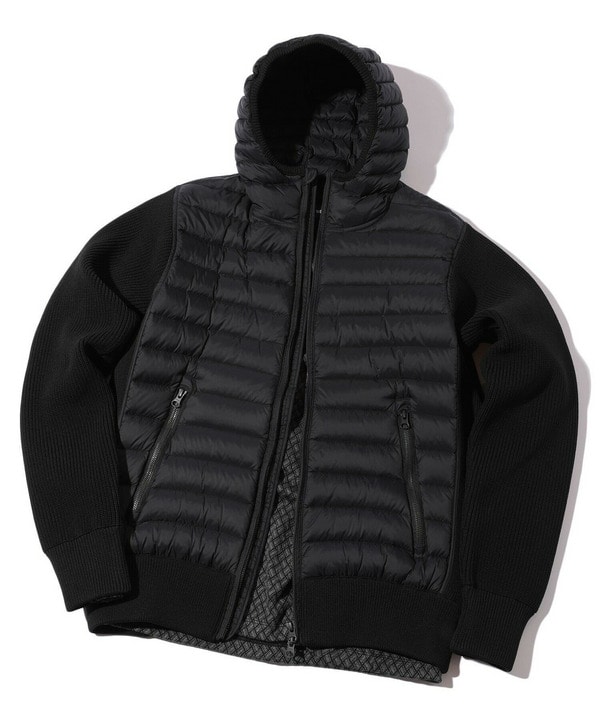 ハイブリッドダウンパーカ＜ダウン×ニット＞｜メンズ