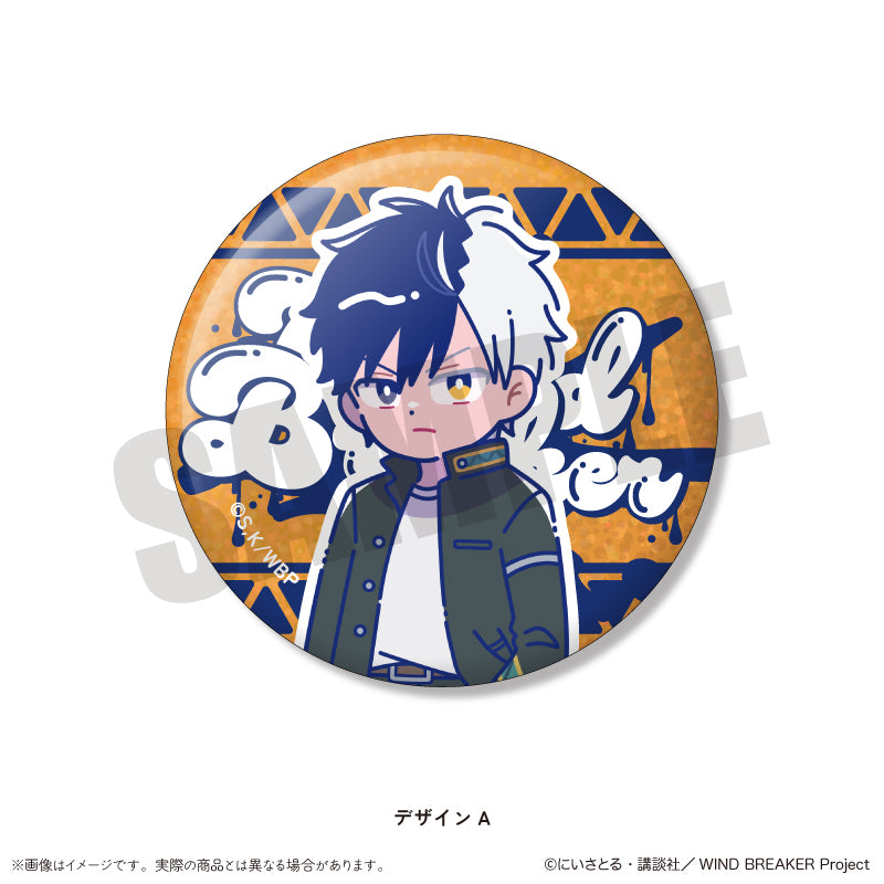 TVアニメ「WIND BREAKER」 にゅ〜とろ ホログラム缶バッジ – MENEGI