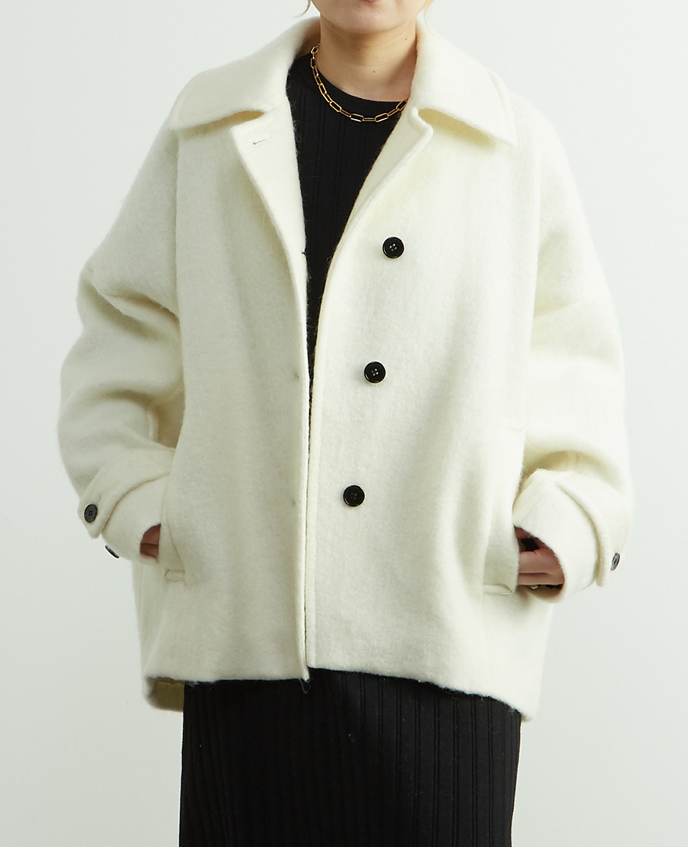 モヘヤ混コクーンシャギーコート｜SOFFITTO（ソフィット）｜商品詳細