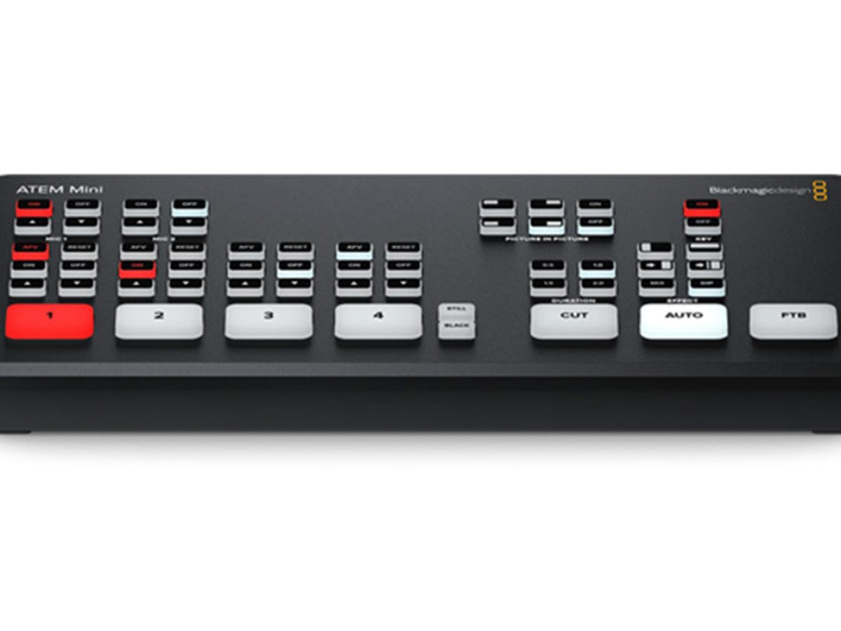 Blackmagic Design ATEM Mini でマルチカメラ配信はどうやる？ライブ