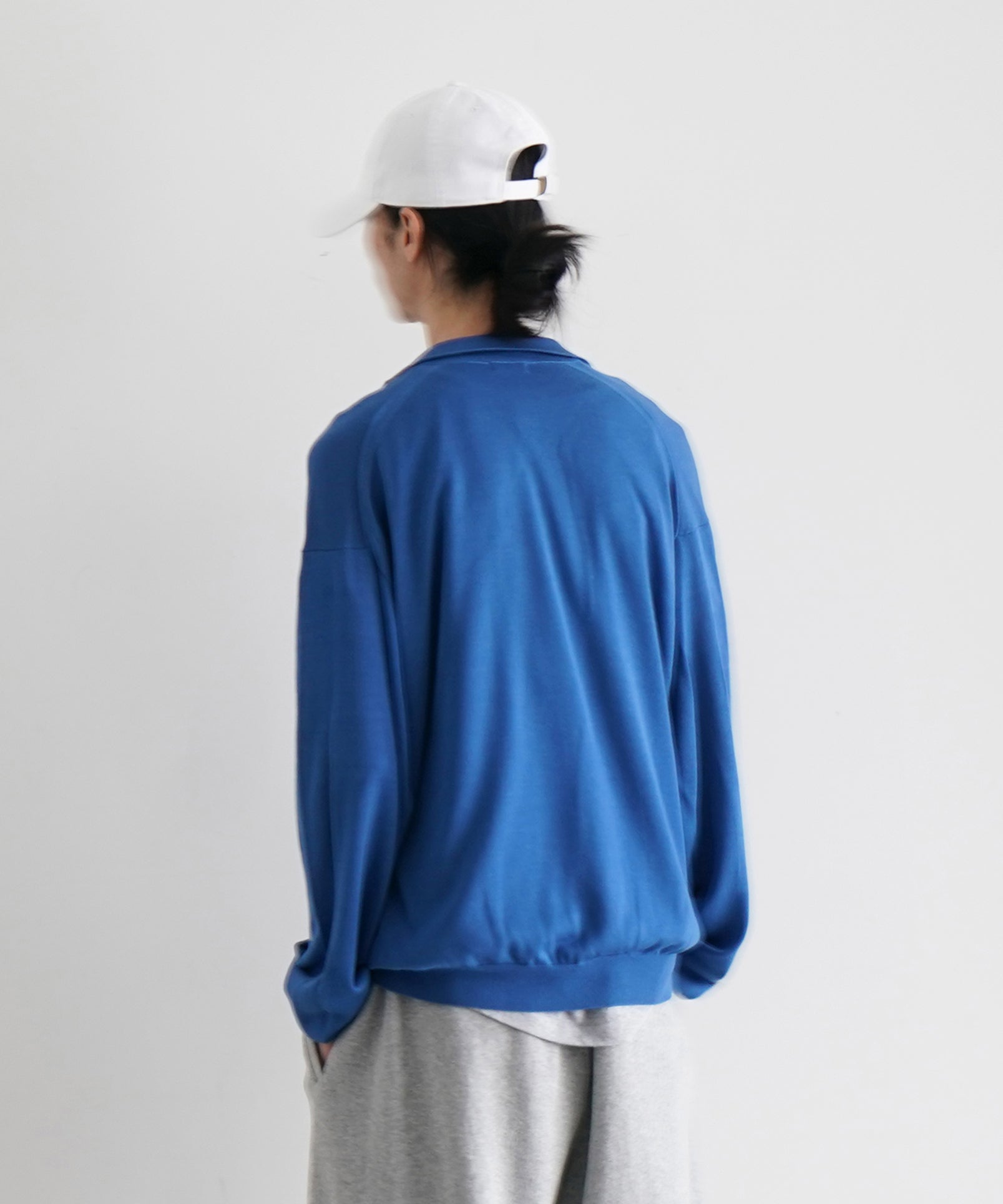 crepuscule【クレプスキュール】【EXCLUSIVE】Open collar knit shirt