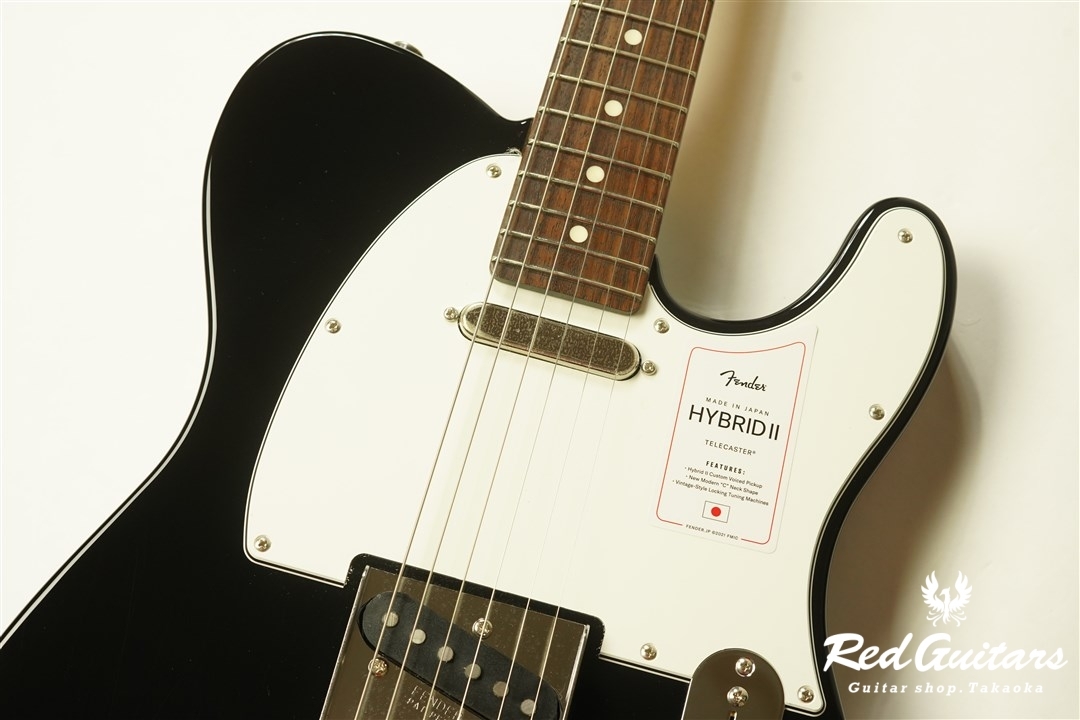 Fender Made in Japan Hybrid II Telecaster - Black | Red Guitars