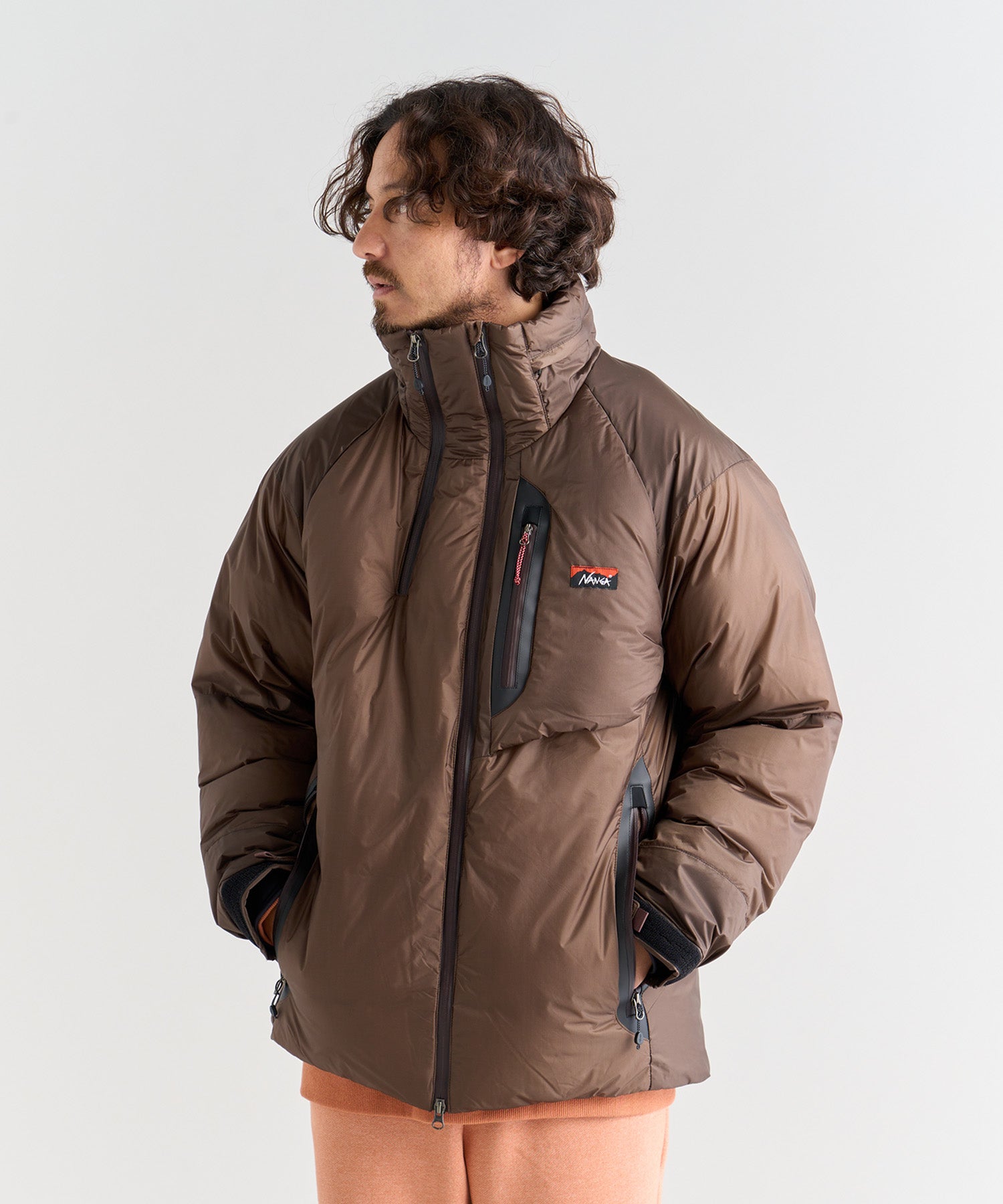 オーロラテックスライト スタンドカラーダウンジャケット ミカミ