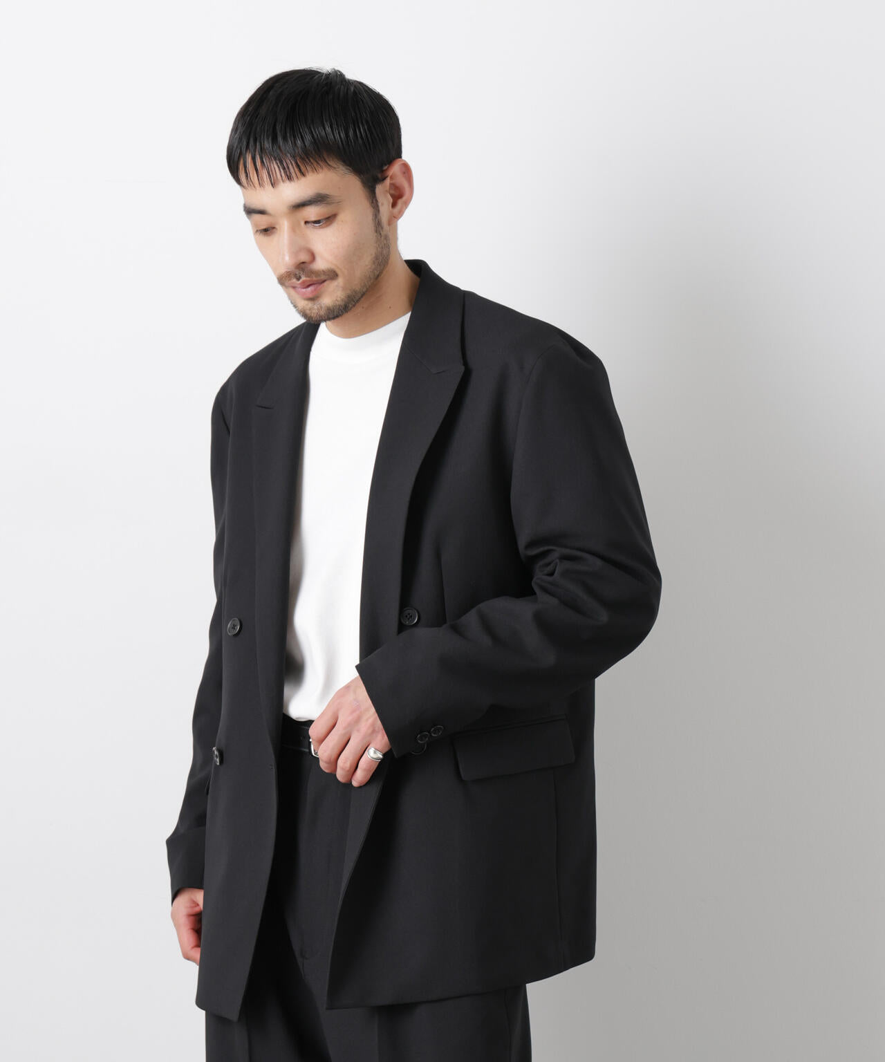 Reflax(R)オックスダブルブレストジャケット（セットアップ可）