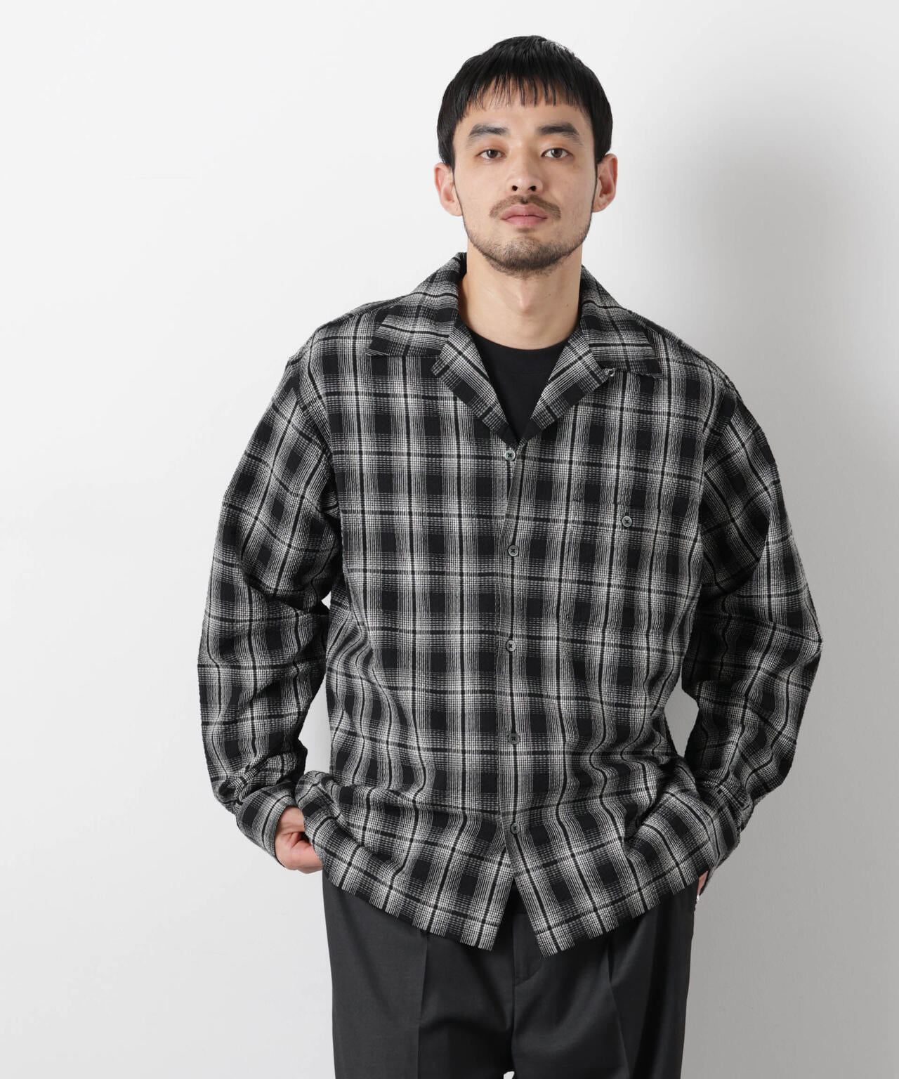 マイクロシアサッカーチェックシャツ