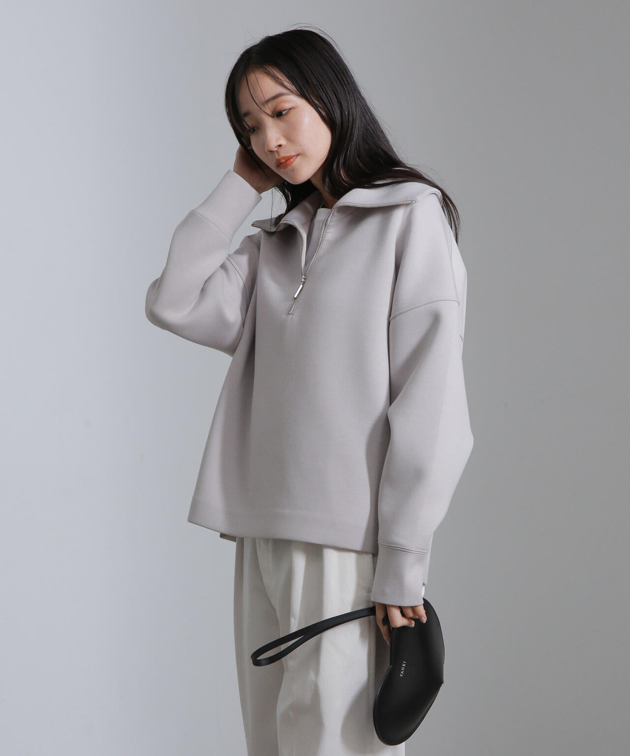 ダンボール ハーフジップ プルオーバー ( セットアップ 可)