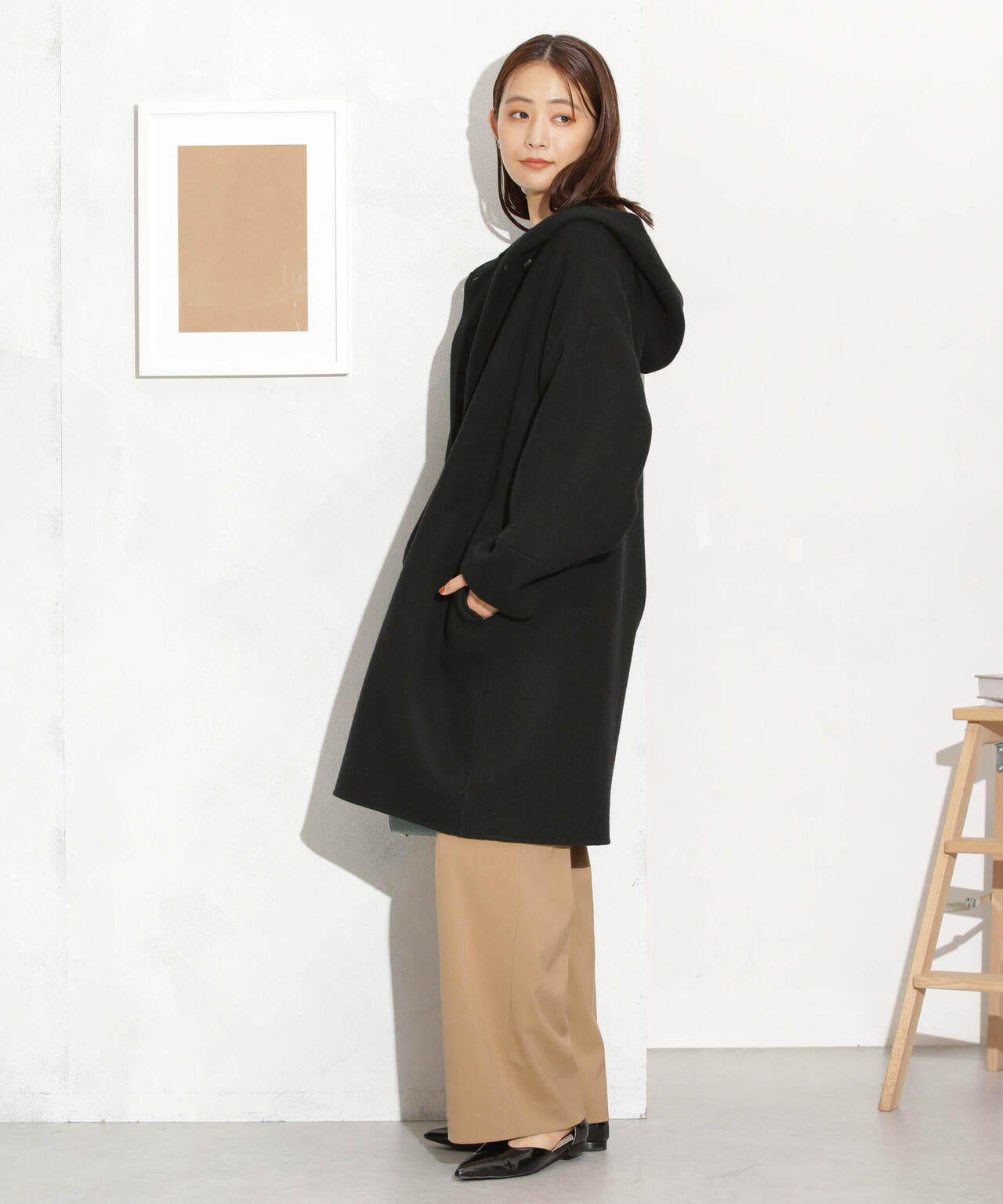 スーパー140ウールリバーフードコート