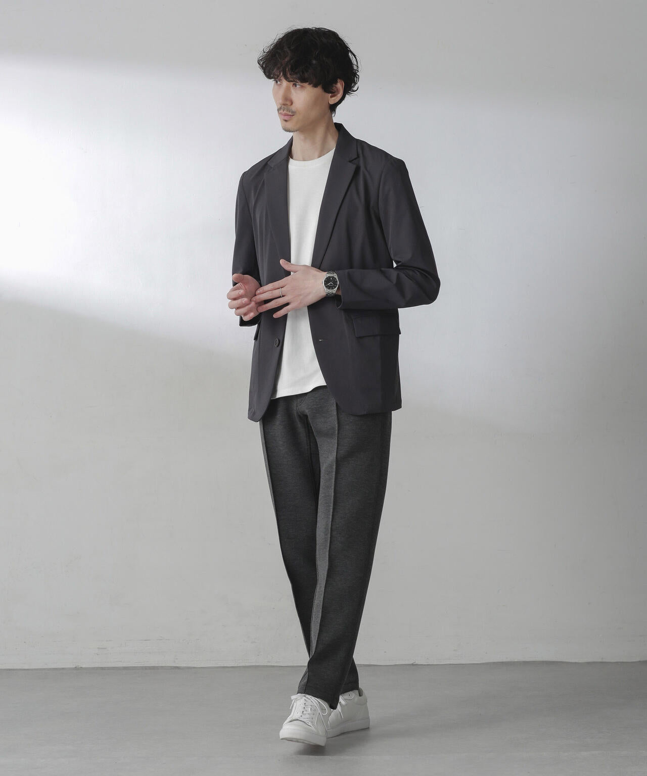 ライトウェイト ストレッチ ジャケット (セットアップ可)