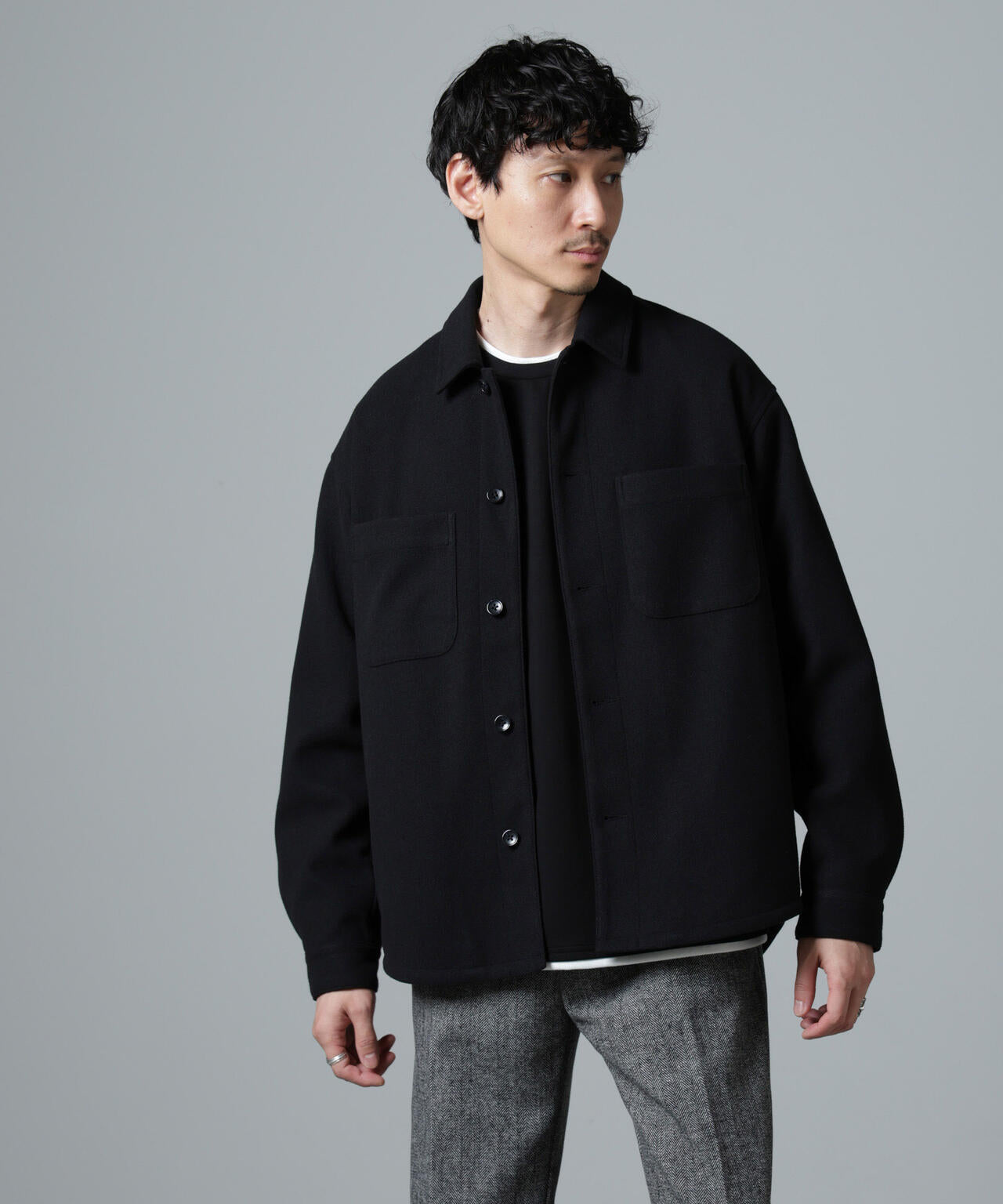 テック メルトン CPO シャツ ブルゾン