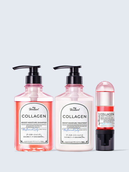 コラーゲン ブースター [モイスチャー＆スカルプ] 3点セット