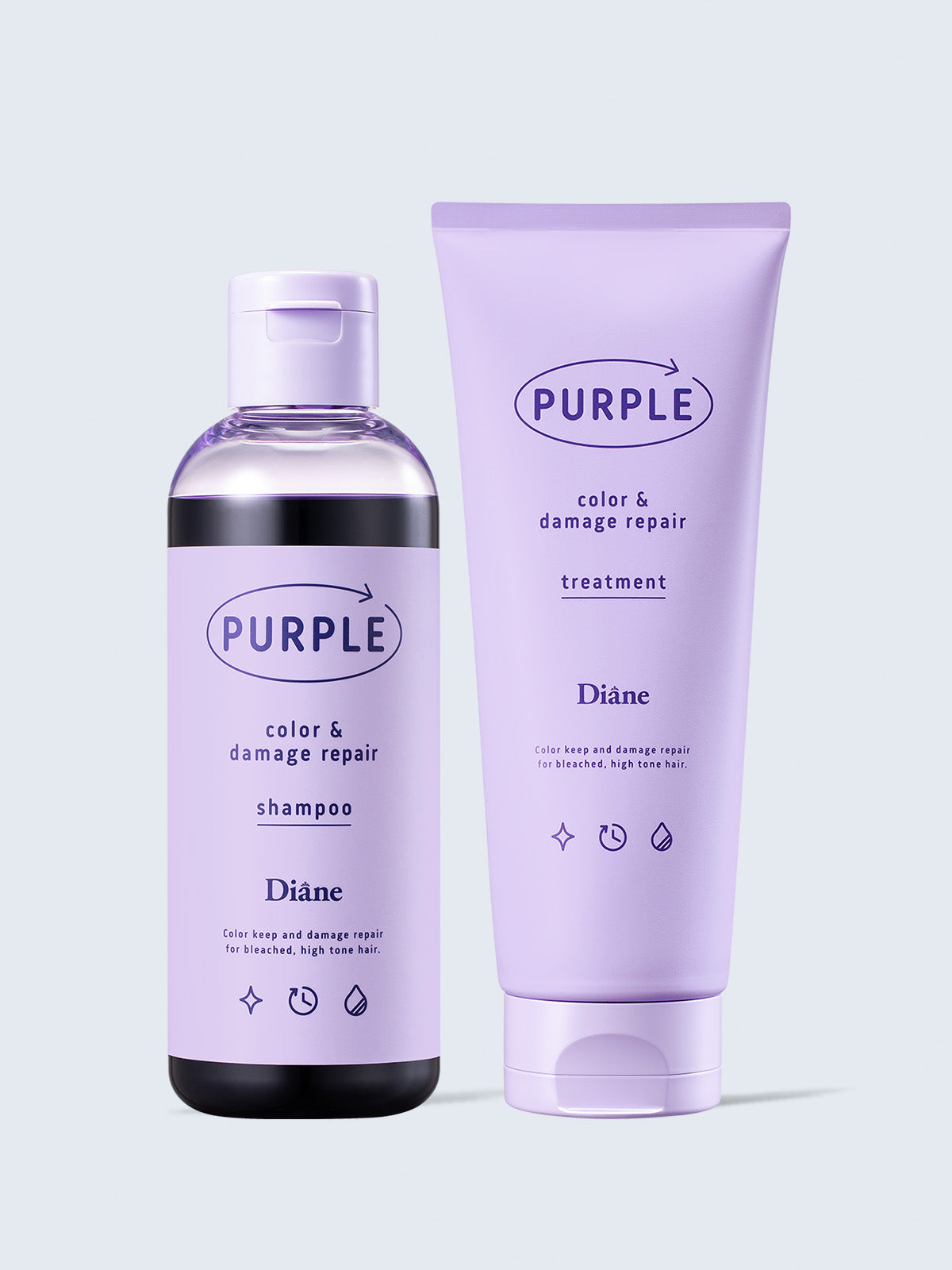 カラーシャンプー＆トリートメントセット パープル ダイアン 200mL