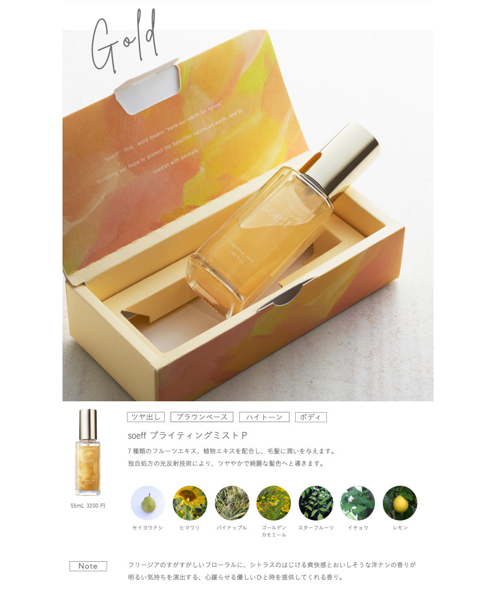 soeff professional ソフプロフェッショナル ブライティングミスト