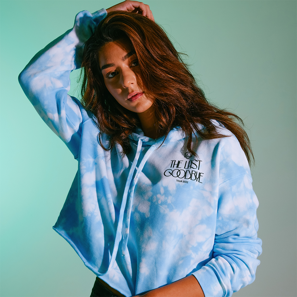 TLG Tie Dye Cropped Hoodie - ODESZA