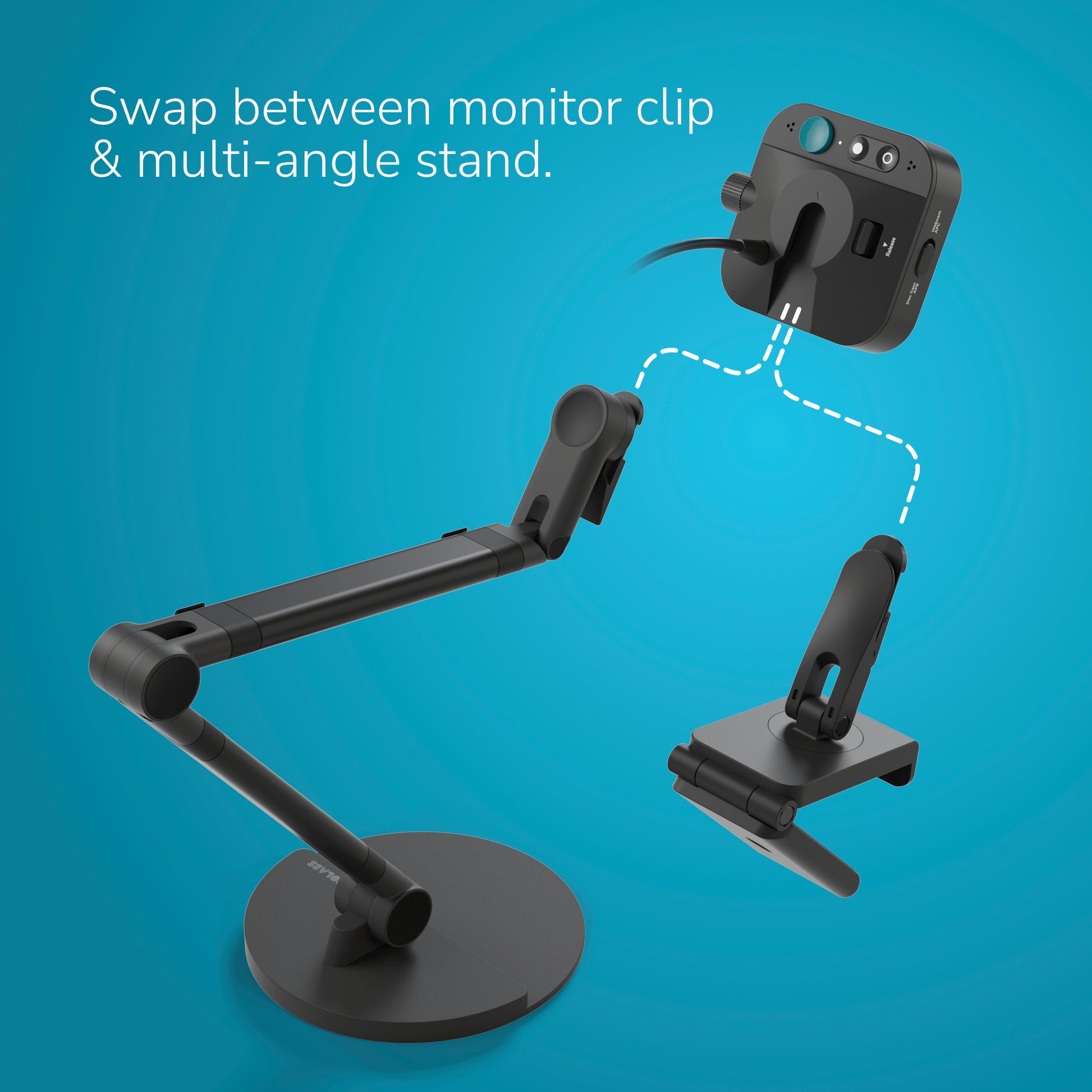 OKIOCAM X1 Dual-Mode Document Camera & Webcam 8MP with Light and
