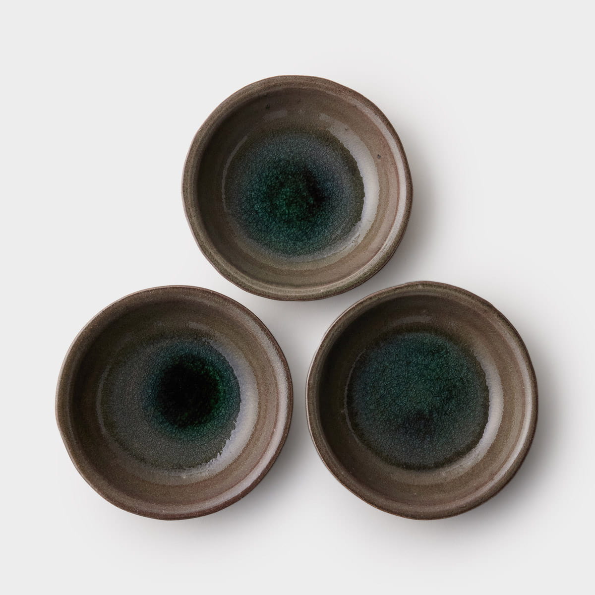 儚くしたたる秋の余韻 露時雨（つゆしぐれ）中深皿 φ20cm｜信楽四季