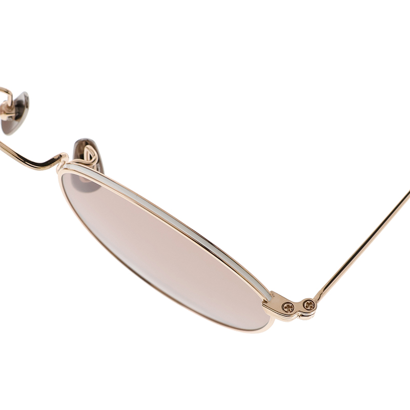 BLANC.. | 【BLANC..】BM007Li GOLD-OFF WHITE/M.BRN サングラス