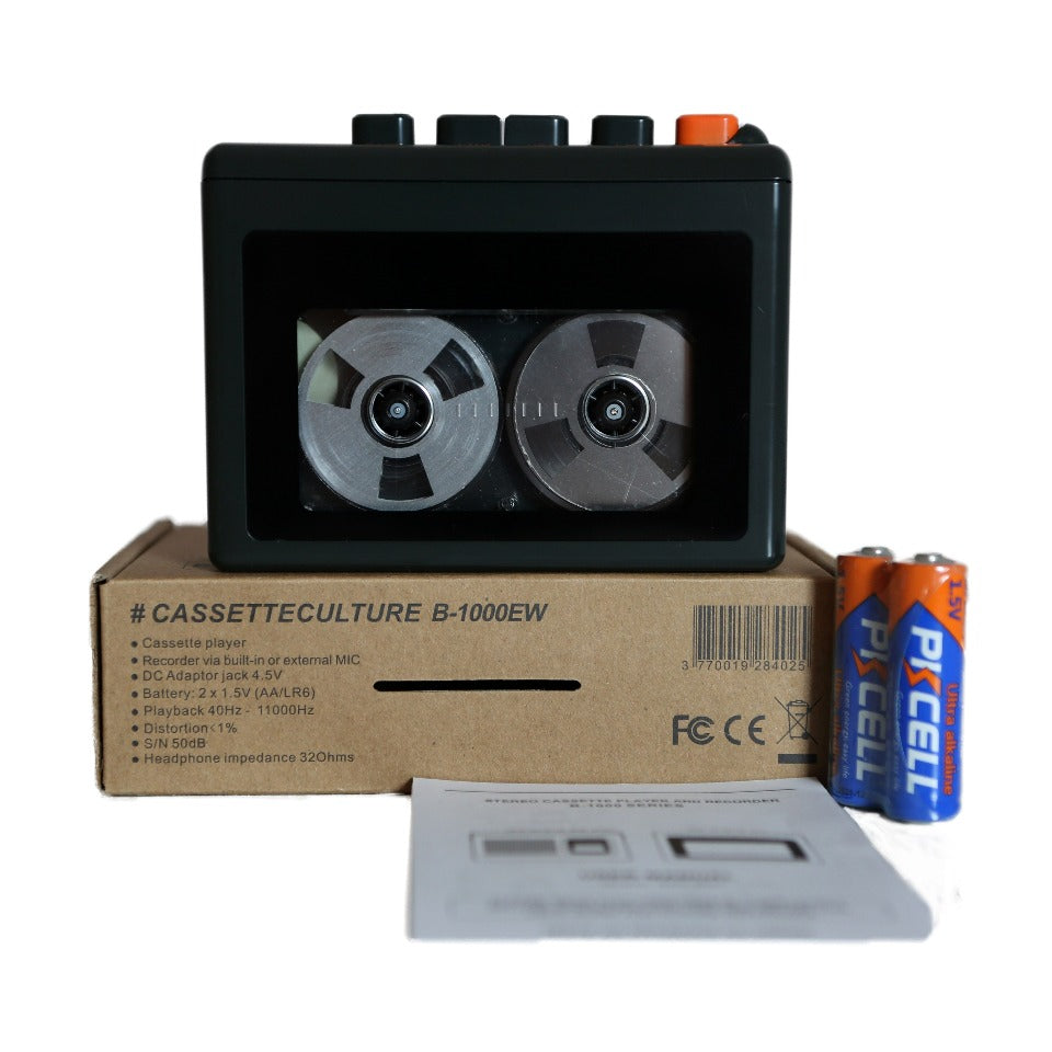 Portable Cassette Player + Recorder B-1000EW – RTM Industries SAS