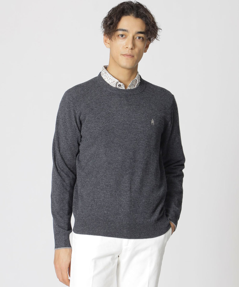 WEB・一部店舗限定】メリノウールクルーネックセーター(トップス