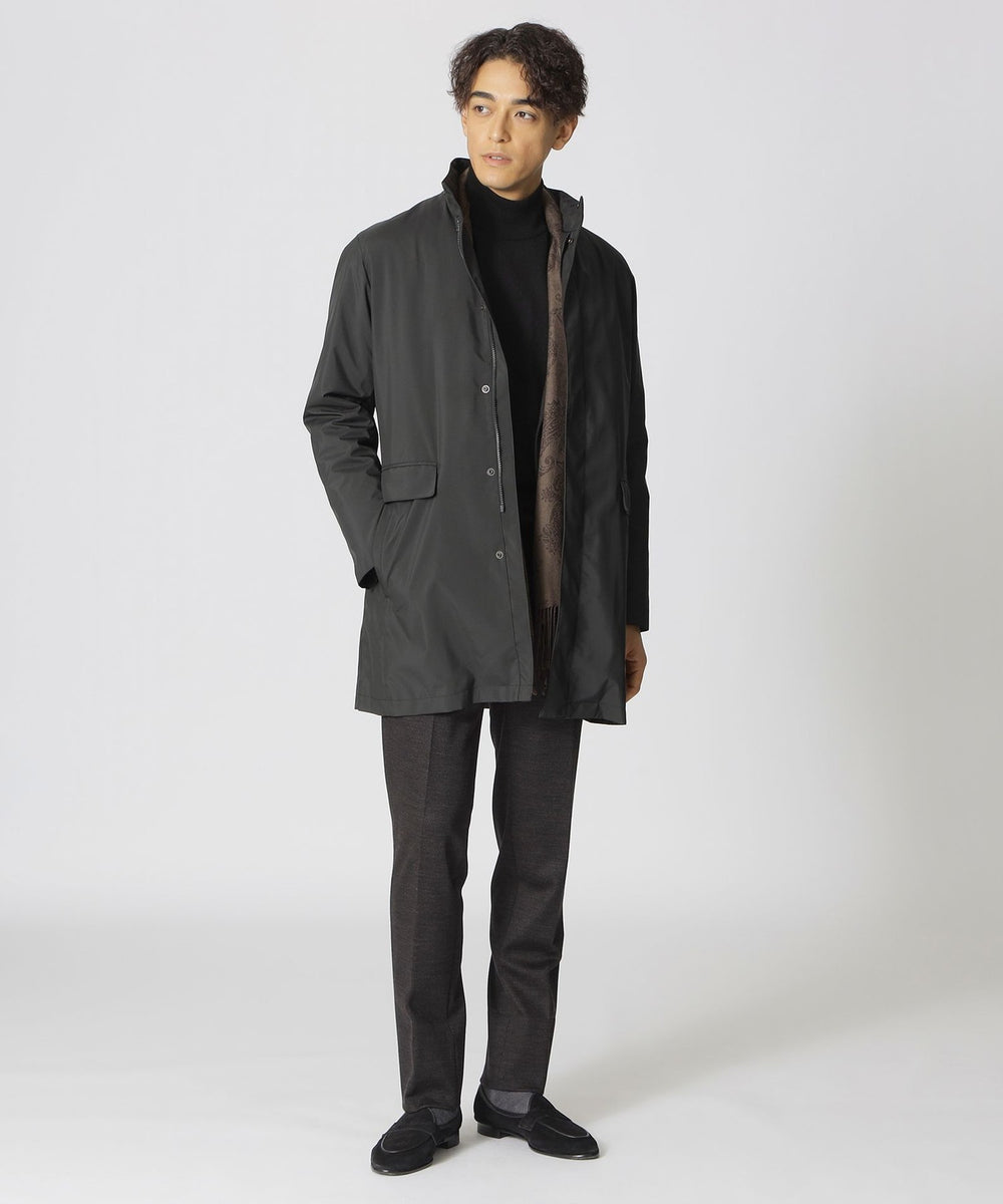 SAITOS(R) フレックストラベルスタンドカラーコート/袖までダウン