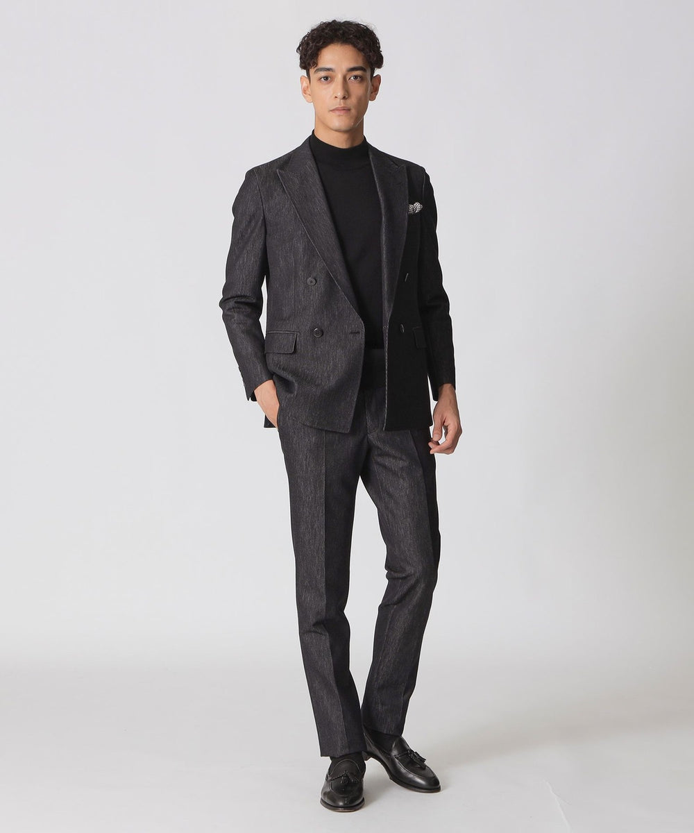 STUART'S TRAVELER】プレーティングラッセル ダブル4ボタンジャケット