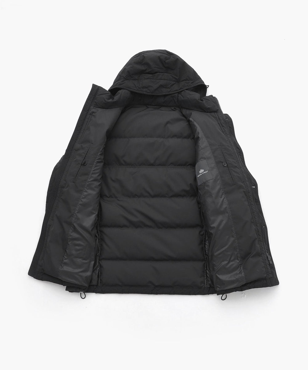ポリエステルタフタコンビショートダウン(ブルゾン)｜BAKER STREET