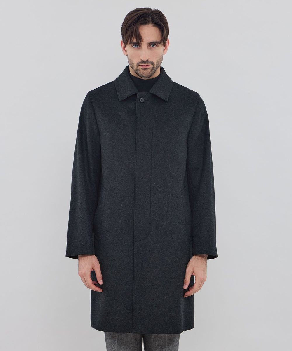 DUNFORD】ウールカシミヤビーバーステンカラーコート(コート