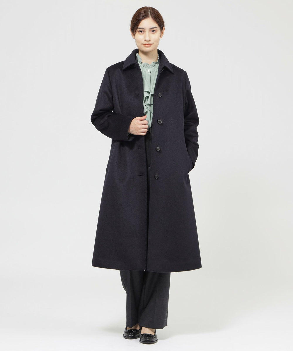 ウールカシミヤビーバー ステンカラーコート(コート)｜Paul Stuart