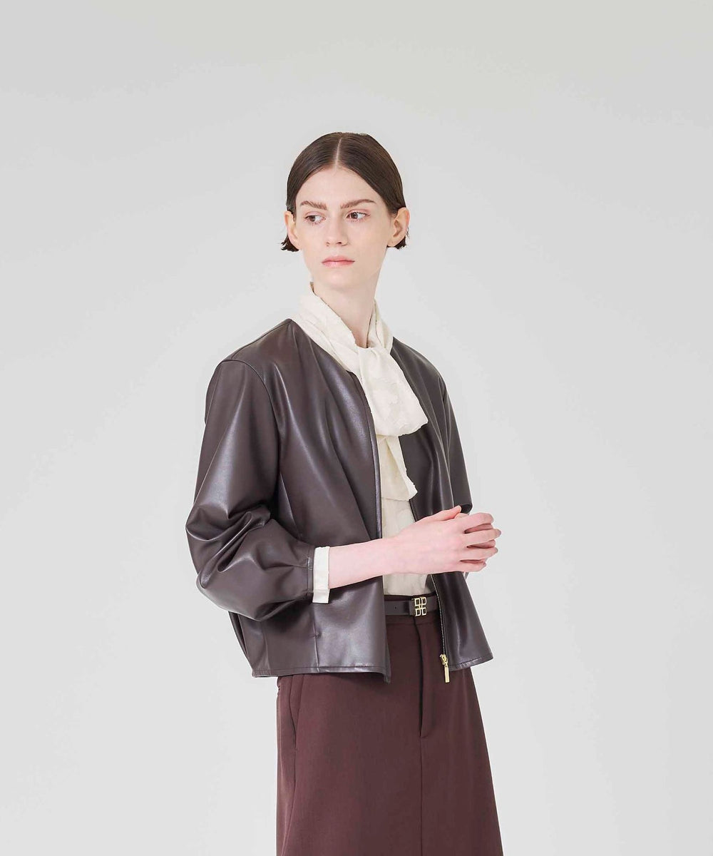 シンセティックレザー ブルゾン(ジャケット)｜Paul Stuart(ポール