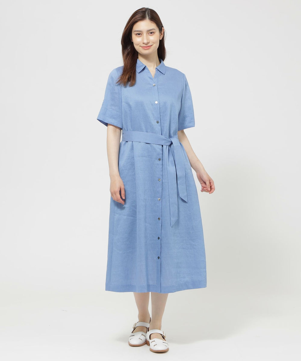 ウォッシャブル】シアードライ ワンピース(ワンピース)｜Paul Stuart