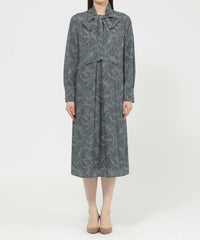 ウォッシャブル】フラワーペイズリー ワンピース(ワンピース)｜Paul