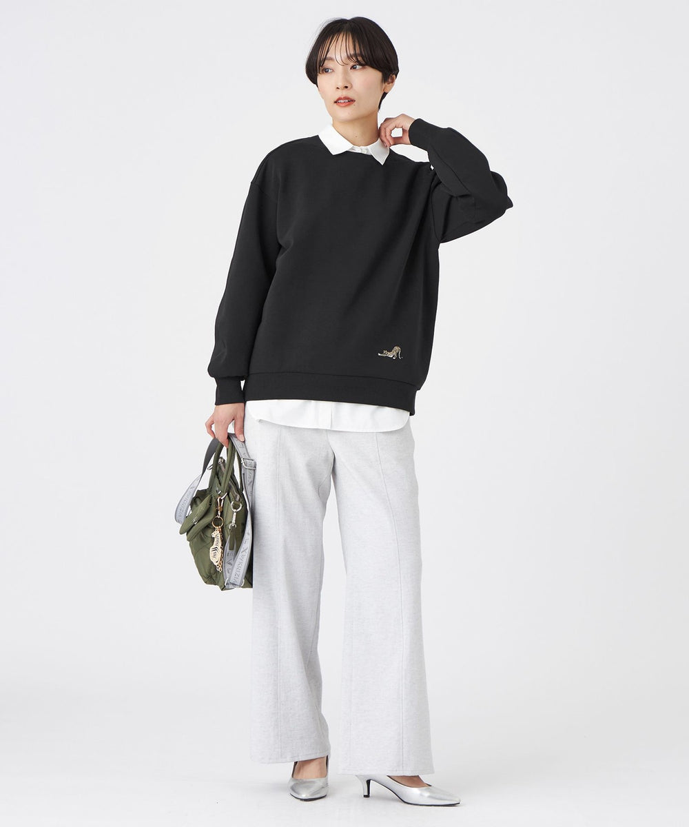 L】【ウォッシャブル】ダンボールスウェットプルオーバー(トップス