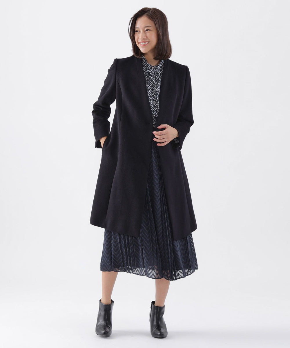 L】ウールカシミヤビーバーコート(コート)｜TRANS WORK(トランスワーク