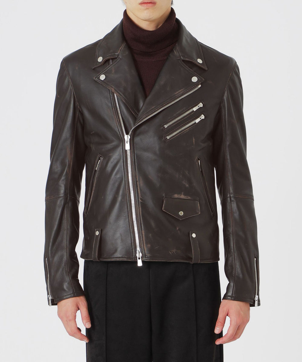 エイジングレザーダブルライダース(ブルゾン)｜LOVELESS(ラブレス)の