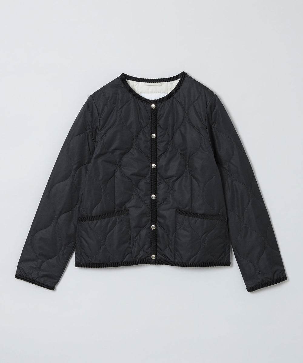 WEB&一部店舗限定】ノーカラーキルティングジャケット(ブルゾン