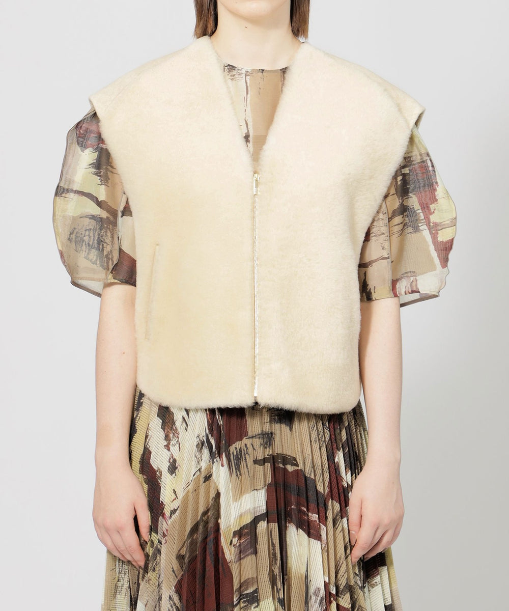 最終値下※ 70s〜80s GOOD YEARヴィンテージ ムートンボアベスト ⭐️激