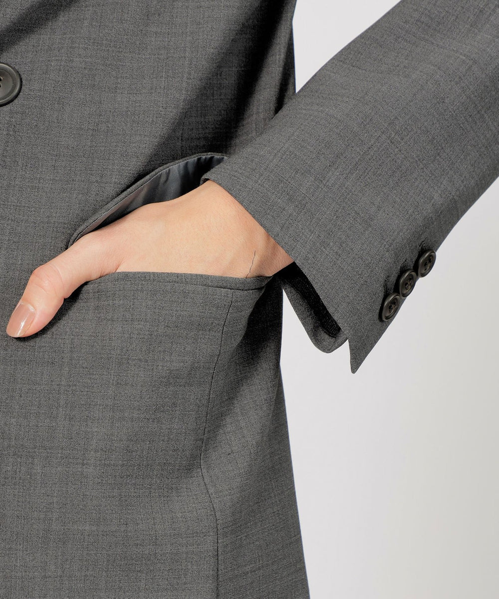 EPOCA STORIA】 ウールポプリン ダブルブレストジャケット